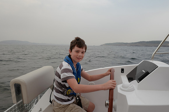 At the helm