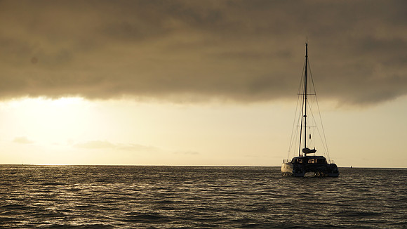 At Anchor - San Cristobal, Galapagos