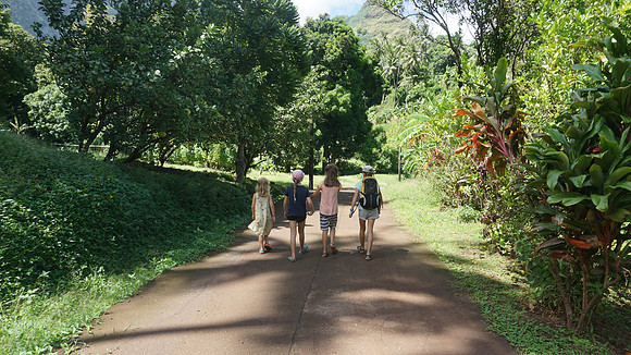Trip to the waterfall, Fatu Hiva